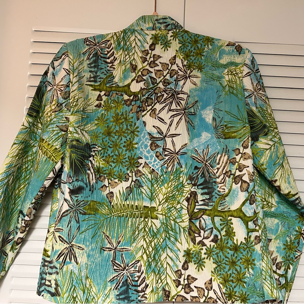 Tropical Print Women's Blazer